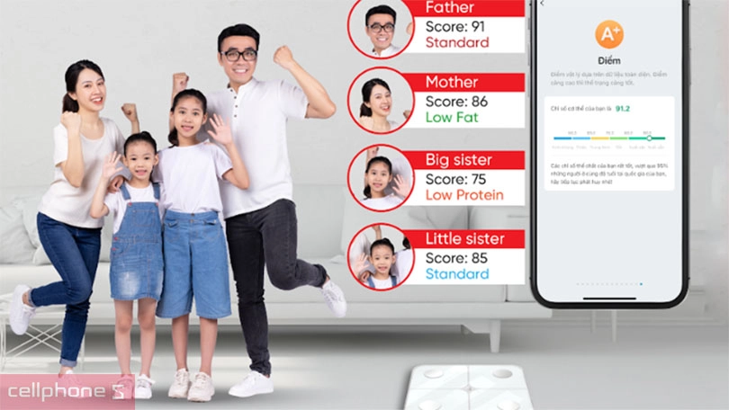 Cân điện tử thông minh 365 Selection WS1 - Cân điện tử có khả năng đo lường toàn diện