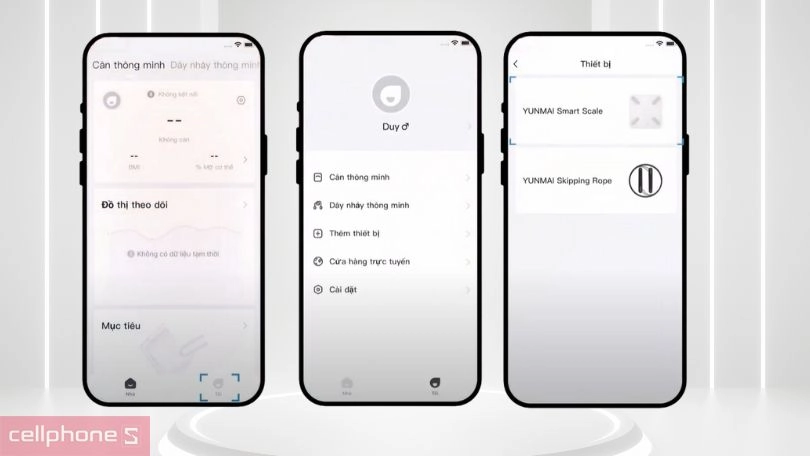 Hướng dẫn cách dùng cân sức khỏe điện tử mini Yunmai M1501