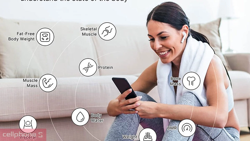 Cân Thông Minh Russell Taylor Composition Scale BWS-10