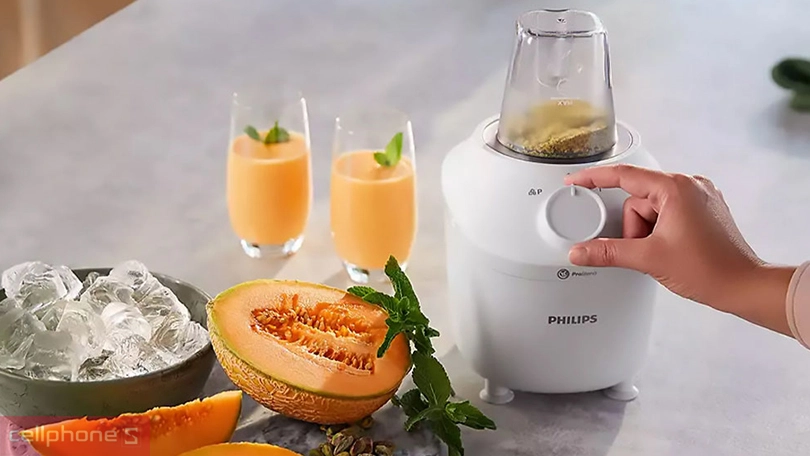 Máy xay sinh tố Philips 1 lít HR2041/50 - Công suất mạnh mẽ, thiết kế sang trọng