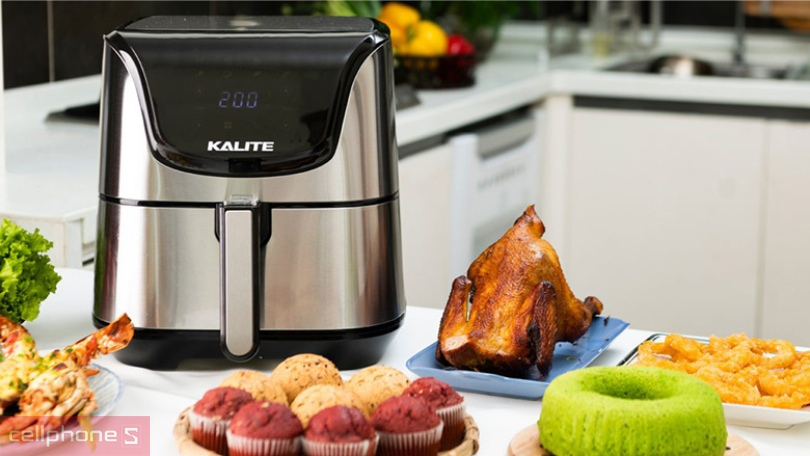 Thiết kế nồi chiên không dầu Kalite 5.5 lít Q6