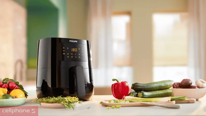 Nồi chiên không dầu Philips HD9252/90 - Công nghệ Rapid Air hiện đại 