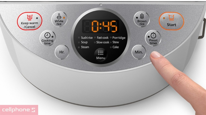 Hướng dẫn sử dụng nồi cơm điện Philips 1.8 lít HD4515/55