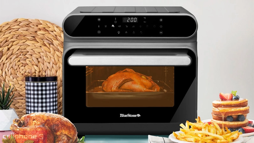 Vì sao nên mua lò chiên không dầu hơi nước BlueStone 24 lít AFB-5895