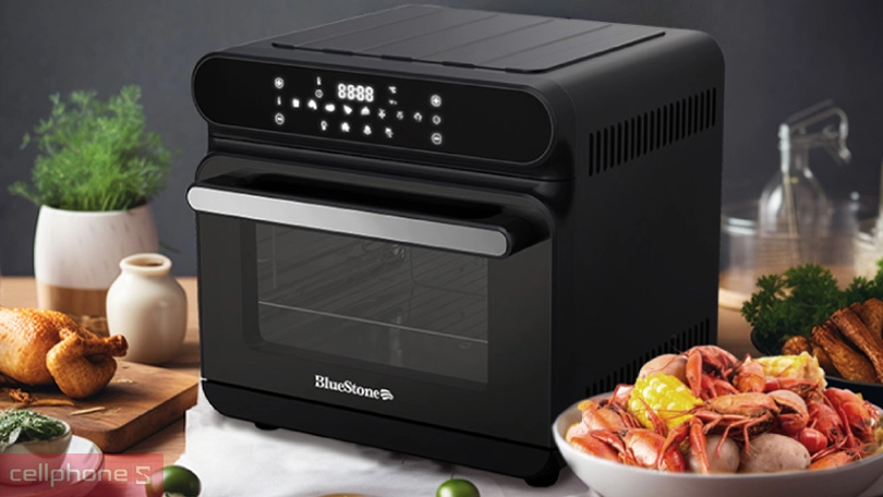 Dung tích lò chiên không dầu hơi nước BlueStone 24 lít AFB-5895