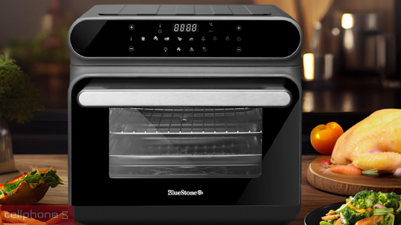 Cách sử dụng lò chiên không dầu hơi nước BlueStone 24 lít AFB-5895