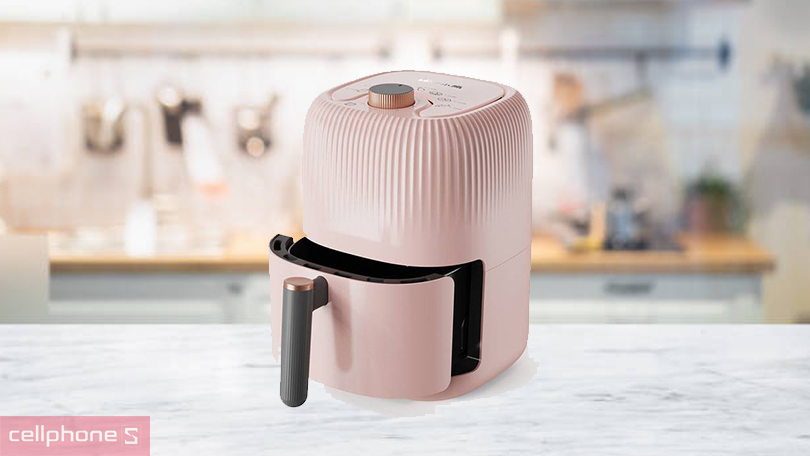Thiết kế nồi chiên không dầu Bear QZG-A14U1 2L