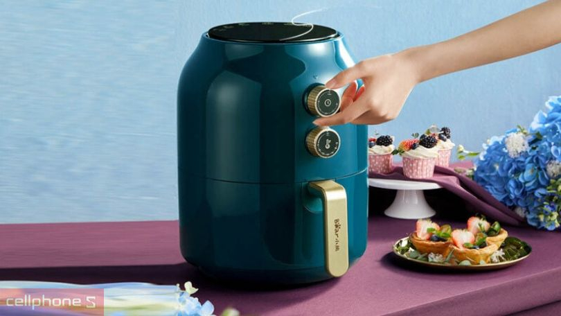 Cơ chế điều khiển nồi chiên không dầu Bear 3.6L QZG-A14M1