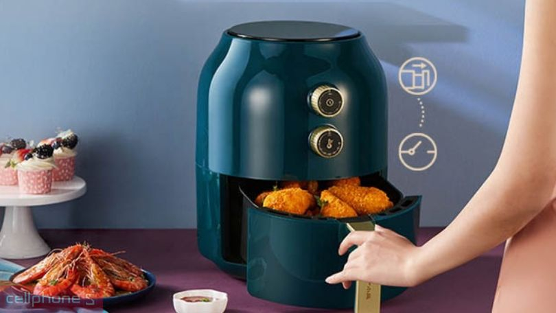 Cách cài đặt hẹn giờ trên nồi chiên không dầu Bear 3.6L QZG-A14M1