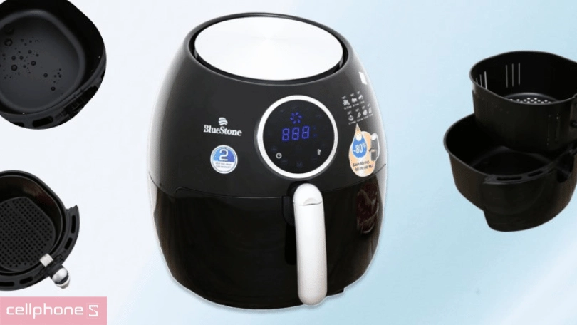 Vì sao nên mua nồi chiên không dầu BlueStone AFB-5876 5.5 lít 