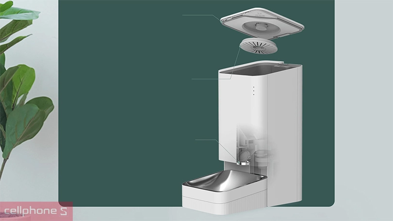 Thiết kế thông minh ba tầng giúp giữ thức ăn luôn tươi ngon