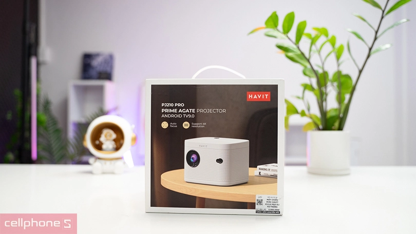 Máy chiếu mini Havit PJ210 Pro-EU chất lượng sắc nét, bền bỉ và tiện lợi