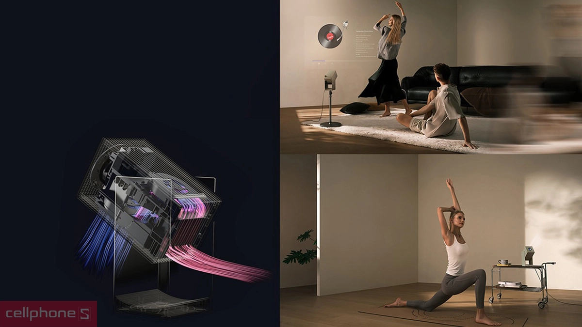 Wanbo Cube 2 Pro cung cấp chất lượng hình ảnh Full HD