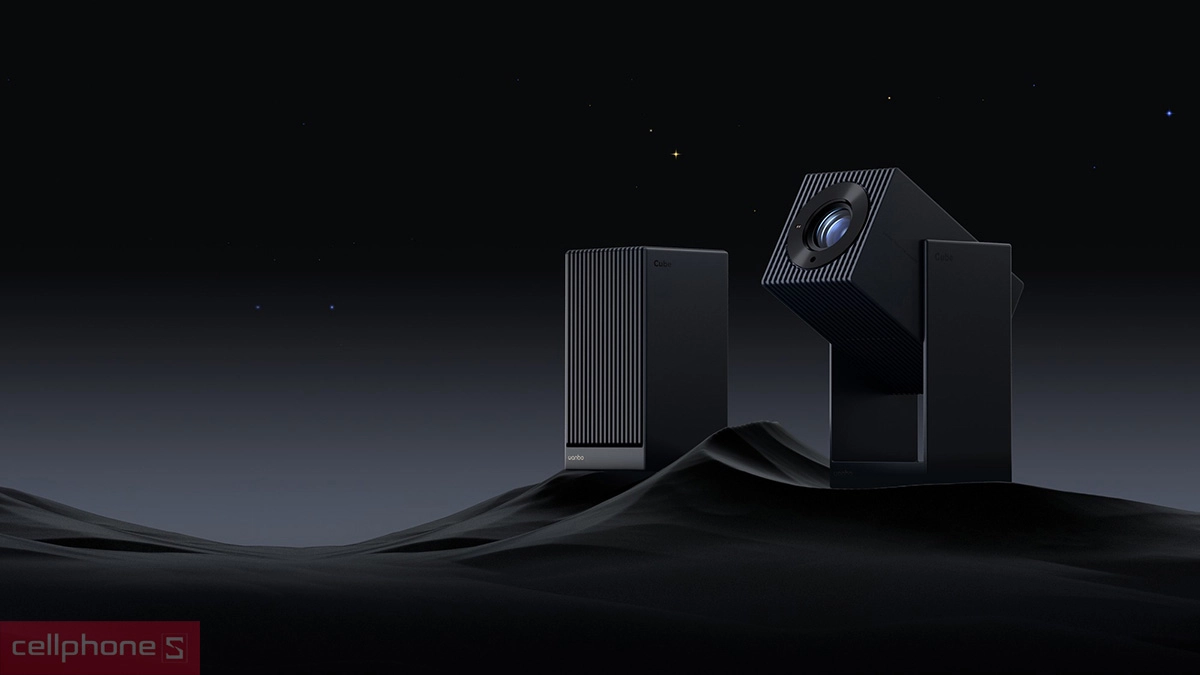 Máy chiếu Wanbo Cube 2 Pro sở hữu thiết kế dạng khối 