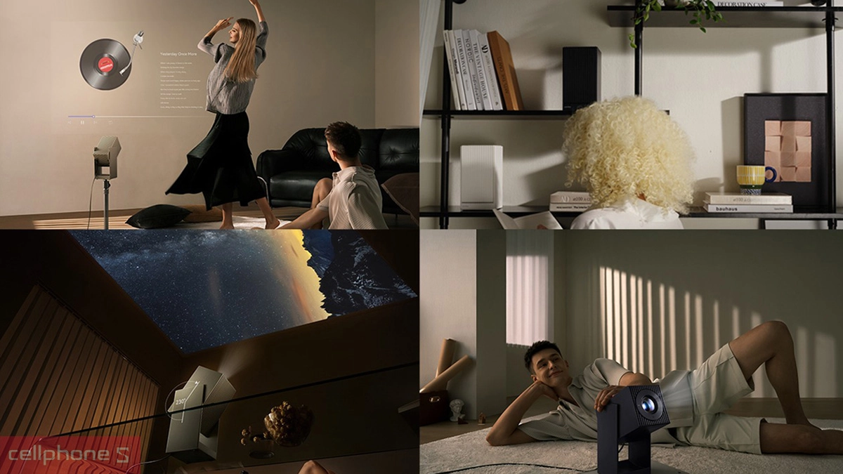 Dễ dàng thiết lập khoảng cách chiếu