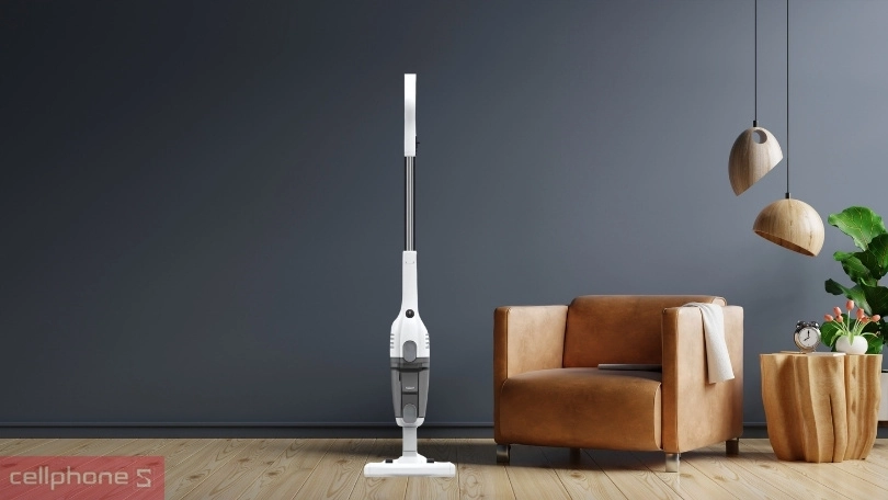 Khả năng kết nối nguồn điện trực tiếp của máy hút bụi cầm tay Aqua AQS-CCX600R(W)-VN