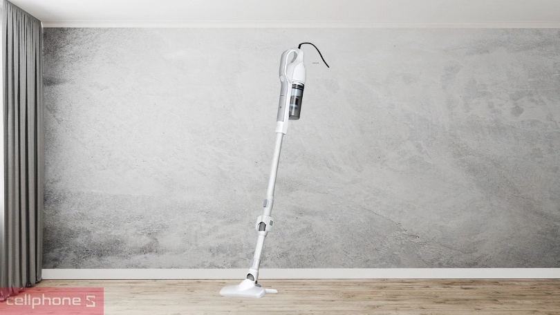 Dây cắm điện trực tiếp với nguồn điện của máy hút bụi cầm tay AQUA AQS-CCXL8R(W)-VN