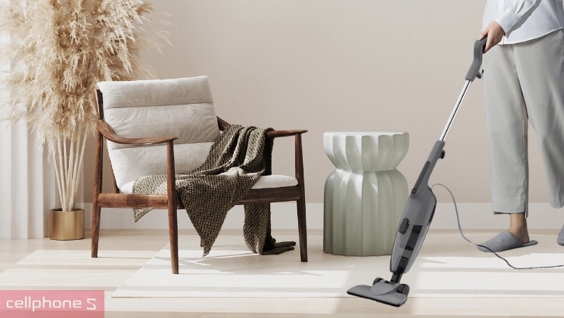 Khả năng vận hành êm ái của máy hút bụi cầm tay Deerma DX120C