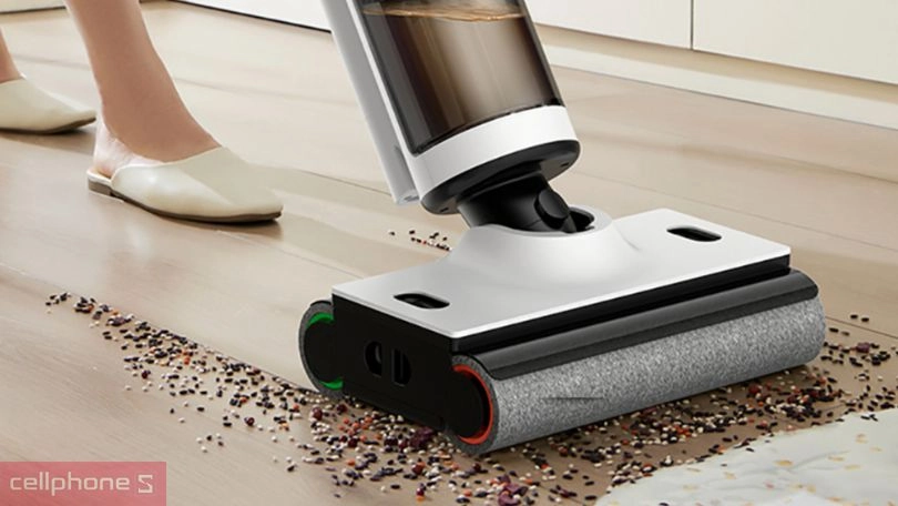 Máy hút bụi lau nhà khô và ướt Deerma DEM-VX910W tiện ích, thông minh