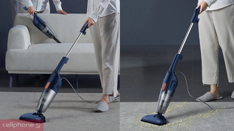 Máy hút bụi cầm tay Deerma DX115 Pro 600W - Thiết kế ưu việt, công suất mạnh mẽ