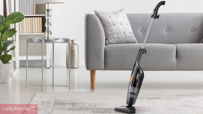 Máy hút bụi cầm tay Deerma DX115C 600W – Lực hút mạnh mẽ, thiết kế 2 trong 1 tiện dụng