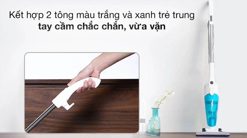 Máy hút bụi cầm tay Deerma DX118C 400W – Lực hút mạnh mẽ, sử dụng linh hoạt