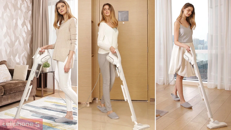 Máy hút bụi cầm tay Deerma DX700 - Nhỏ gọn, tiện lợi, công suất hút mạnh mẽ