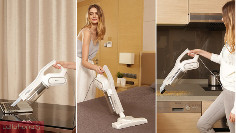 Máy hút bụi cầm tay Deerma DX700 - Nhỏ gọn, tiện lợi, công suất hút mạnh mẽ