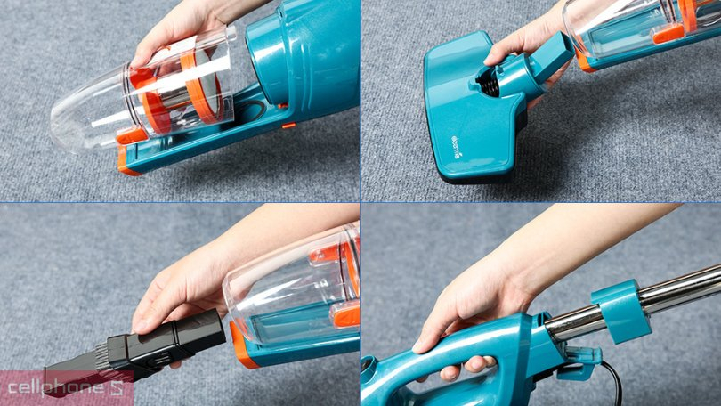 Hướng dẫn sử dụng máy hút bụi cầm tay có dây Deerma DX900