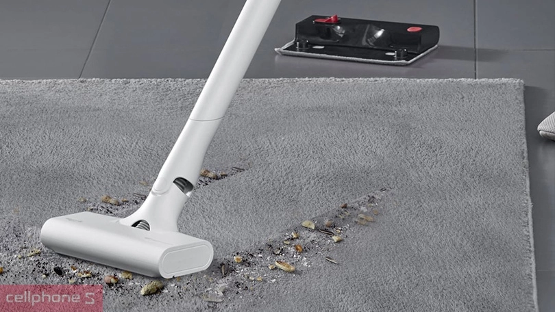 Máy hút bụi cầm tay Deerma VC01 MAX - Hiệu suất mạnh mẽ, tích hợp lau nhà