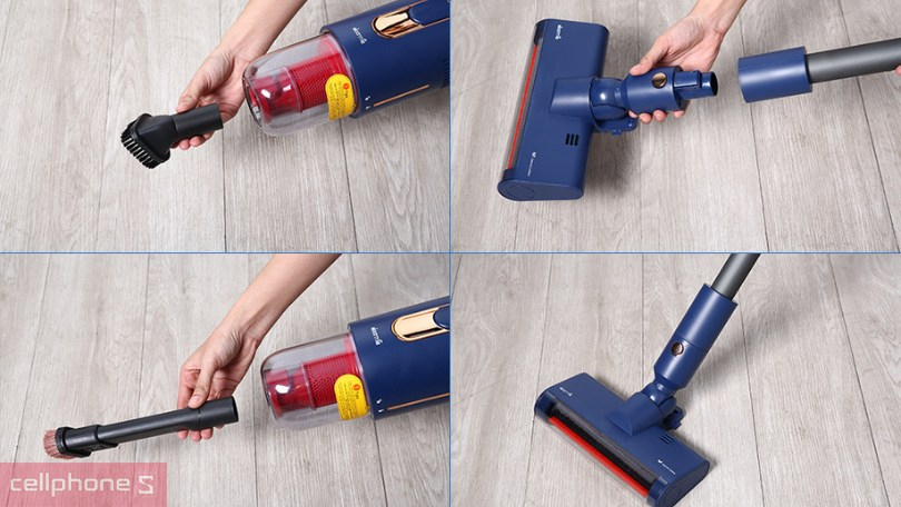 Hướng dẫn sử dụng máy hút bụi cầm tay không dây Deerma VC811