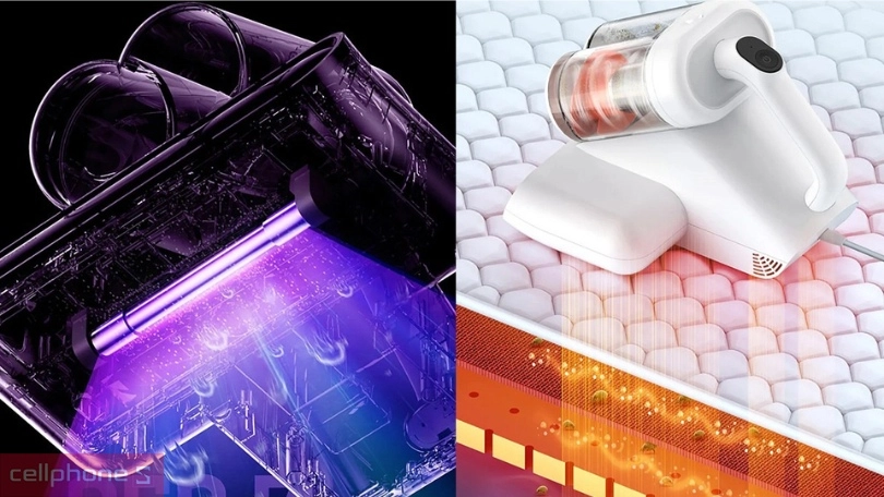 Máy hút bụi giường nệm Deerma DEM-CM980: làm sạch bụi và bọ ve 4 bước chuyên sâu