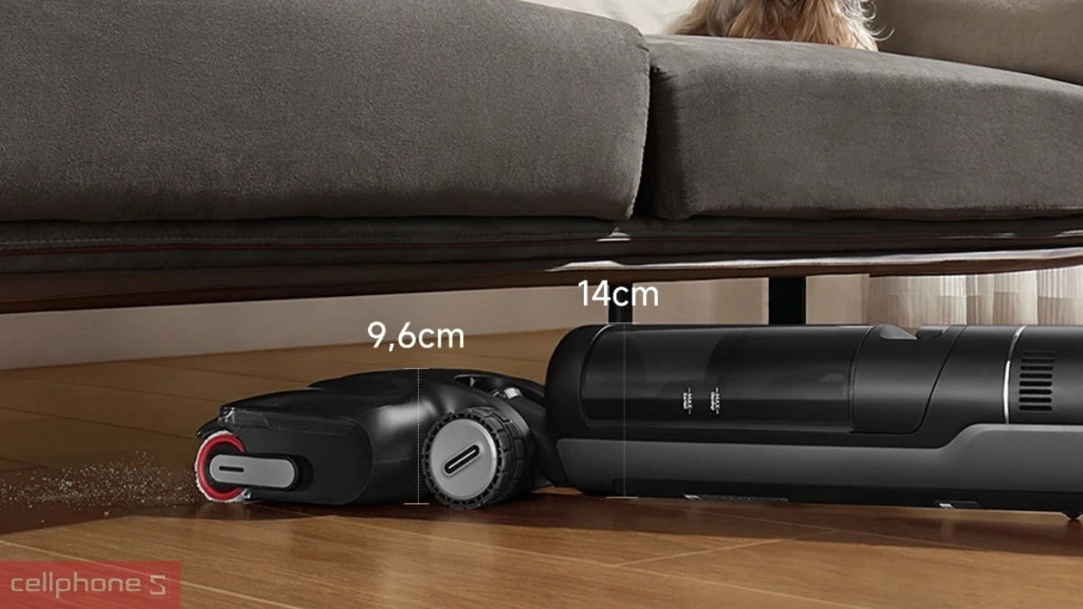 Thiết kế máy hút bụi cầm tay Dreame H12 FlexReach