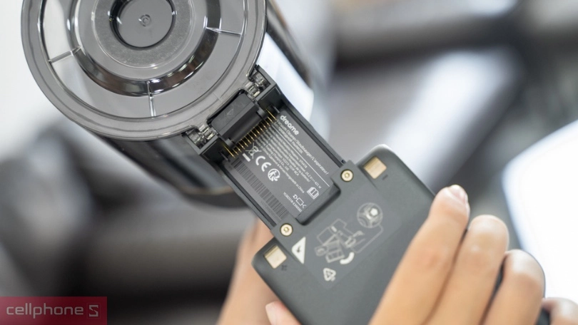 Hướng dẫn tháo/lắp pin cho máy hút bụi Dreame R10 Pro