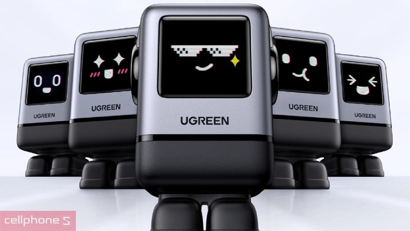 Củ sạc UGREEN Robot Uno 45514B 3C1A 100W 4 cổng USB – Phụ kiện sạc nhanh, chất lượng 