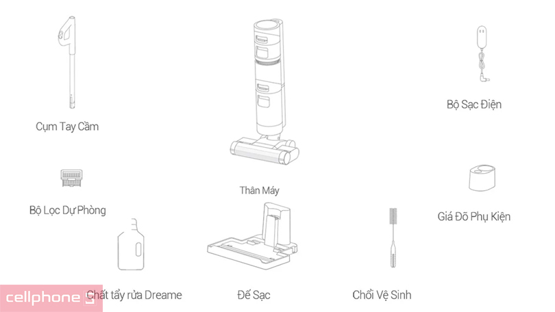 Máy hút bụi cầm tay Dreame H11
