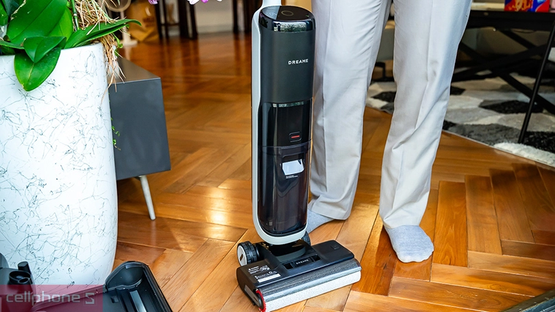 Máy hút bụi cầm tay Dreame H14 Station – Hút sạch mọi ngóc ngách, lau sàn sáng bóng