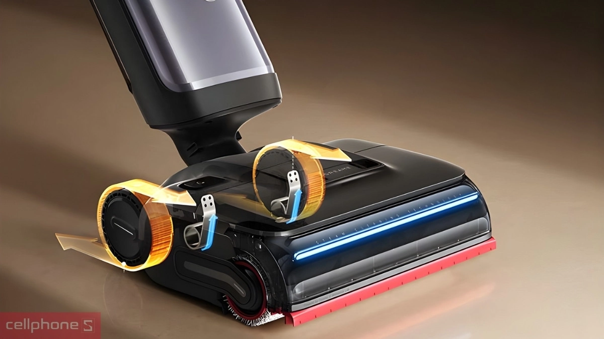 Thiết kế máy hút bụi cầm tay Dreame H16 Pro Steam