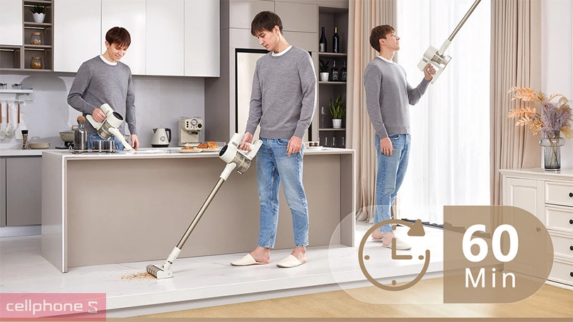 Thiết kế không dây, nhẹ nhàng linh hoạt