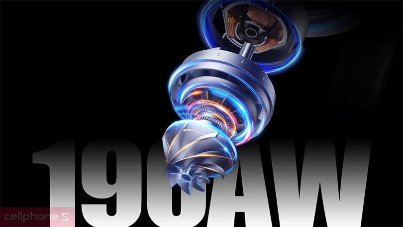 Công suất máy hút bụi cầm tay Dreame R20