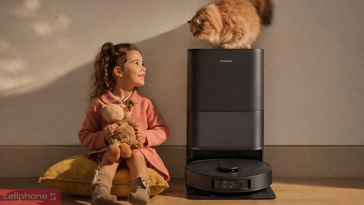 Vẻ ngoài của robot hút bụi Dreame D30 Ultra