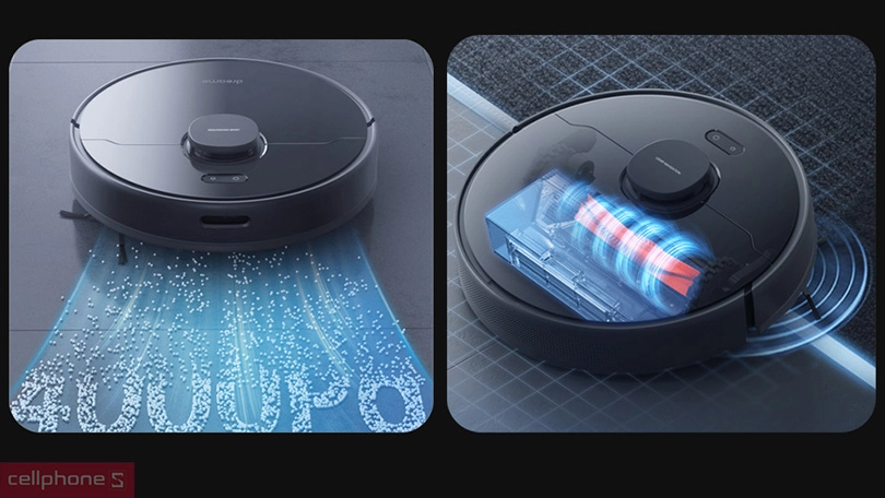 Robot hút bụi lau nhà Dreame D9 Max - Đa tính năng, lau dọn nhanh chóng