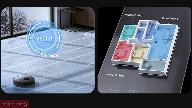 Robot hút bụi lau nhà Dreame D9 Max - Đa tính năng, lau dọn nhanh chóng