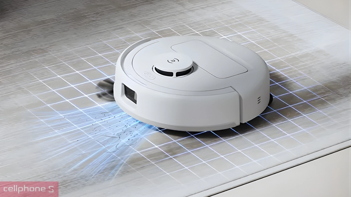Lực hút mạnh mẽ, vượt trội của mobot hút bụi Ecovacs Deebot Mini