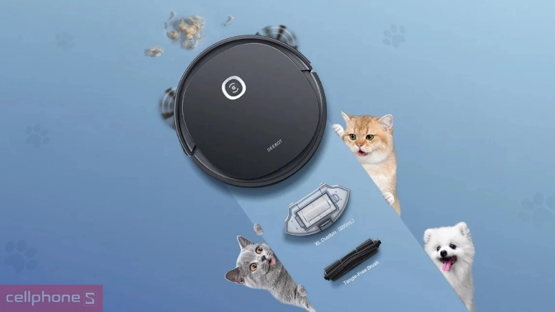 Robot hút bụi Ecovacs Deebot U2 Pro - Công nghệ hút bụi thông minh, hiệu quả