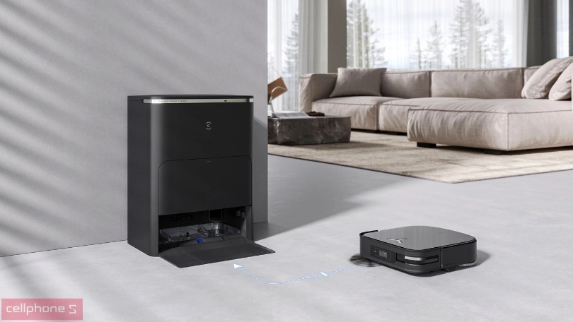 Robot hút bụi lau nhà tự động làm sạch Ecovacs Deebot X2 Omni