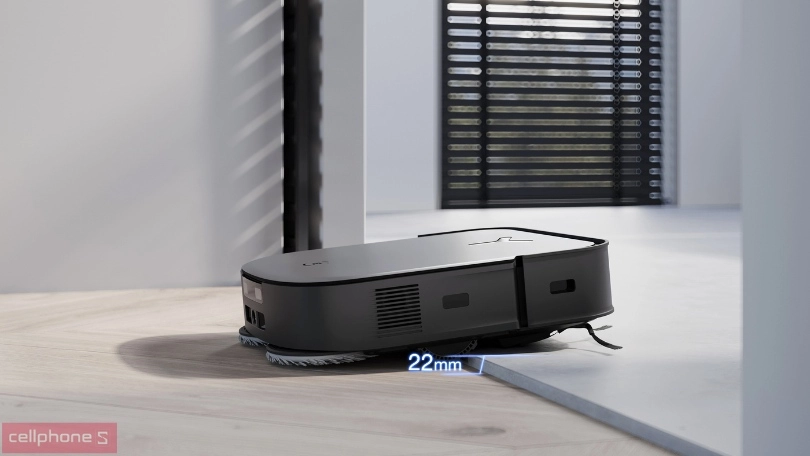 Robot hút bụi lau nhà tự động làm sạch Ecovacs Deebot X2 Omni