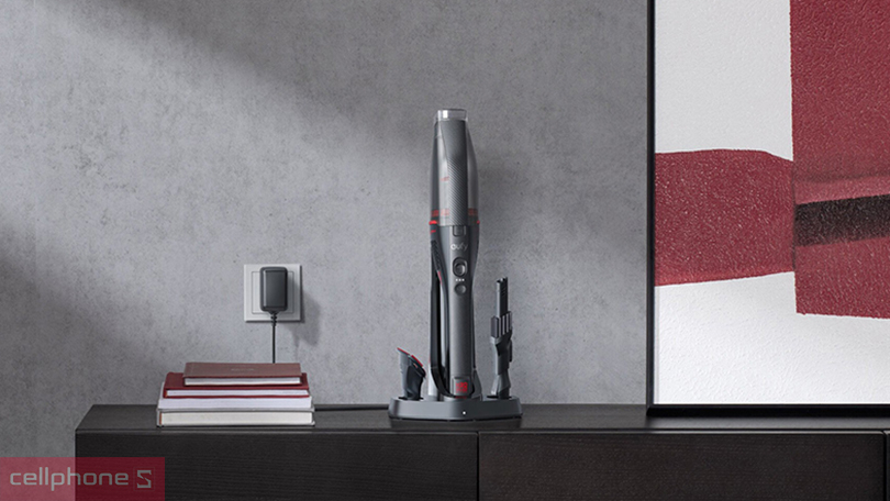 Viên pin lớn, đảm bảo đủ thời gian vệ sinh cần thiết