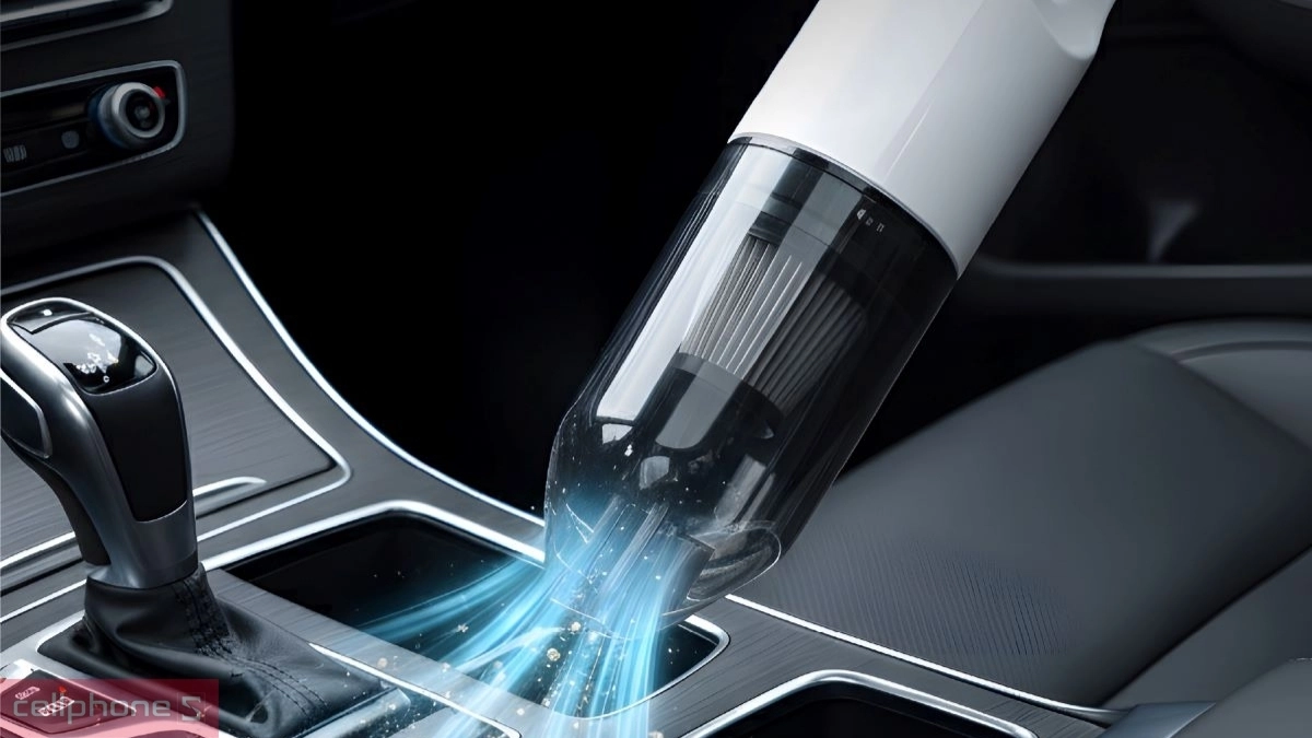 Hiệu năng hút mạnh mẽ của máy hút bụi cầm tay Fujihome VC01