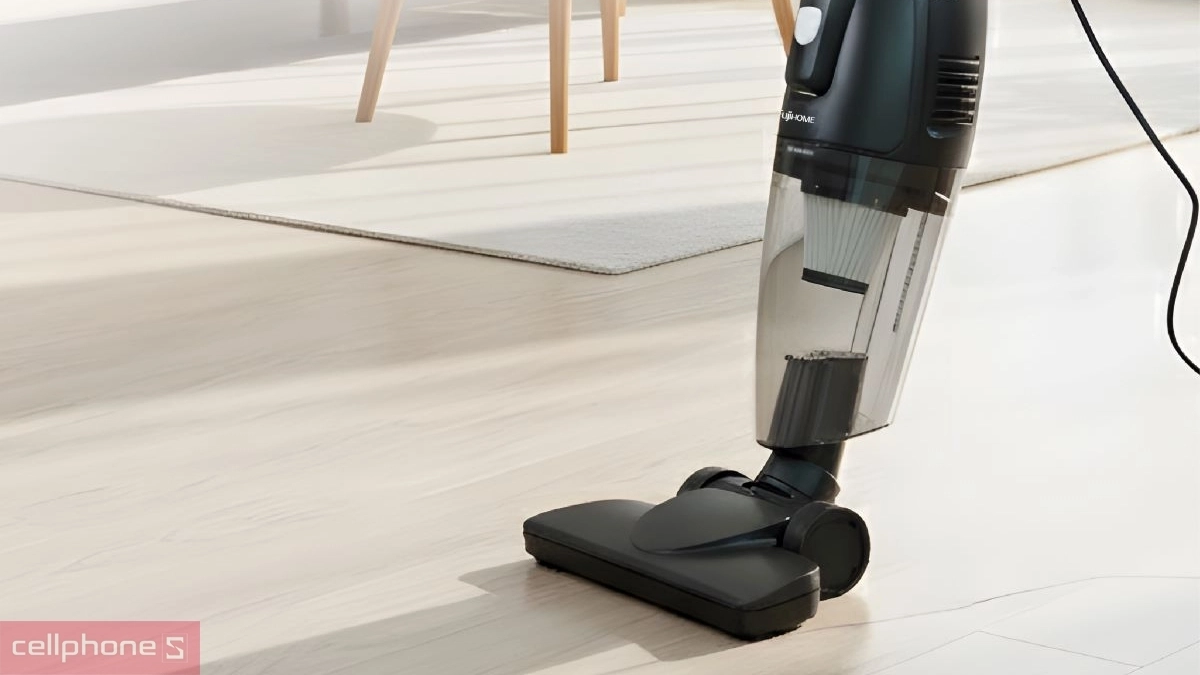 Công suất hút bụi mạnh mẽ của máy hút bụi cầm tay Fujihome VC06